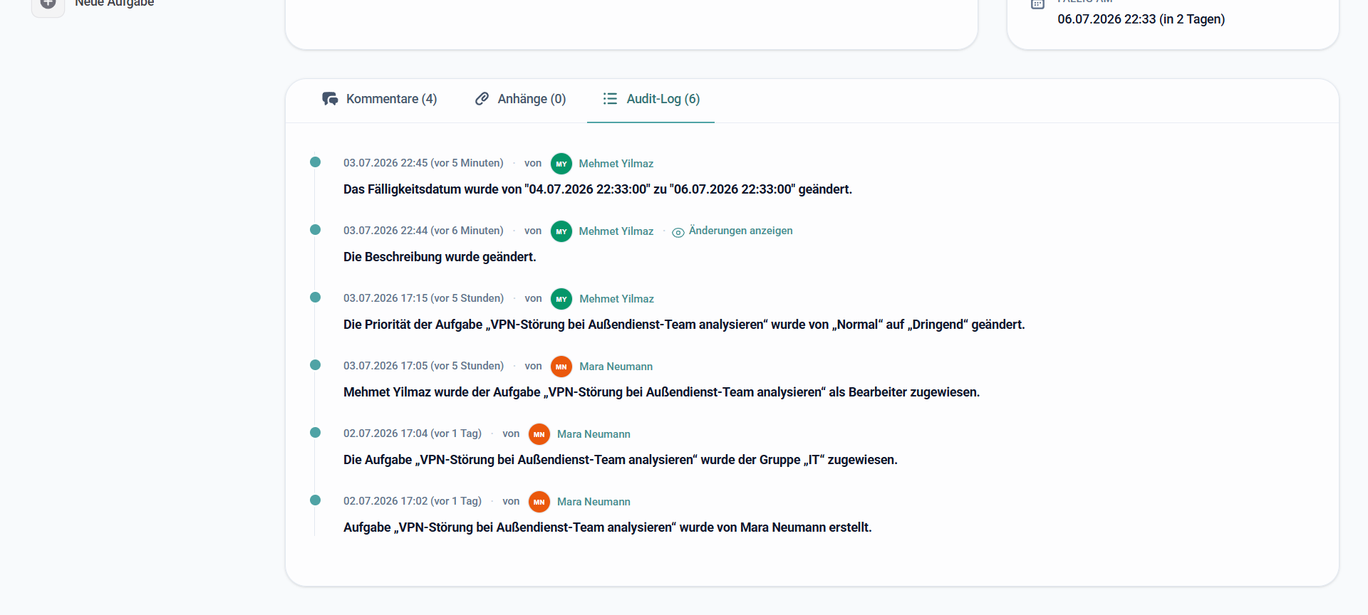 Audit-Log